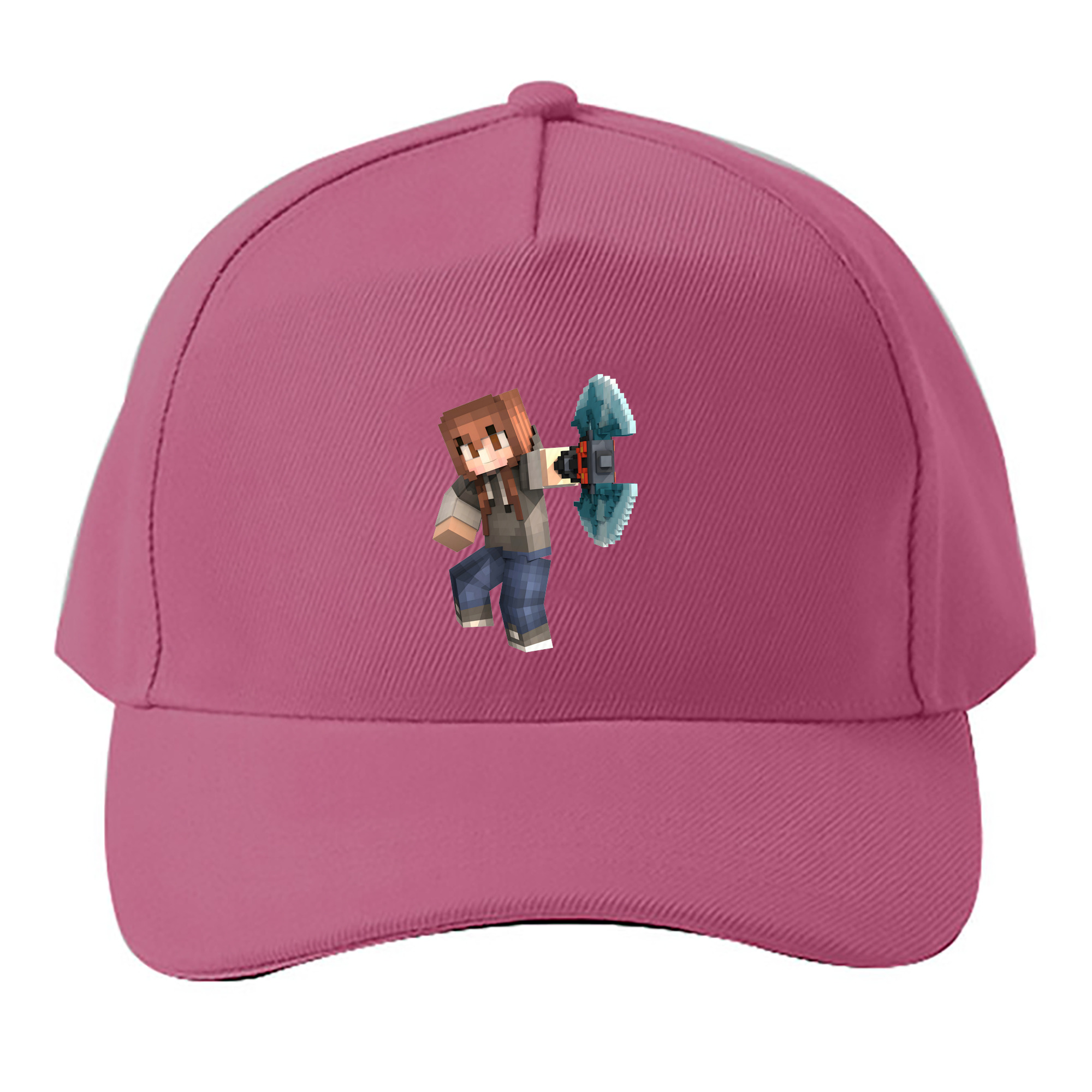 （画像用） マインクラフト ブロックの世界 Minecraft MC Block world ベースボールキャップ 綿100％ 男女兼用 帽子 スポーツ